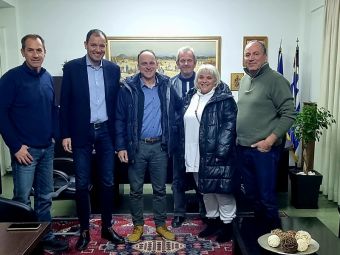 Στον Αντιπεριφερειάρχη Π.Ε. Καρδίτσας Κ. Νούσιο η Αερολέσχη ν. Καρδίτσας