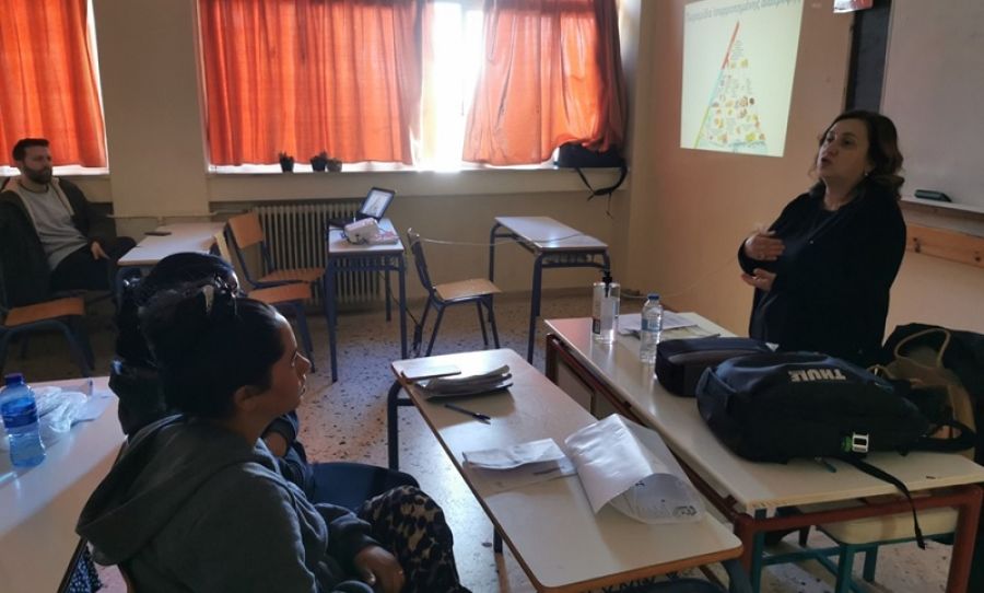Ενημέρωση των εκπαιδευομένων του παραρτήματος Σοφάδων του ΣΔΕ Καρδίτσας με θέμα «Υγιεινή διατροφή»
