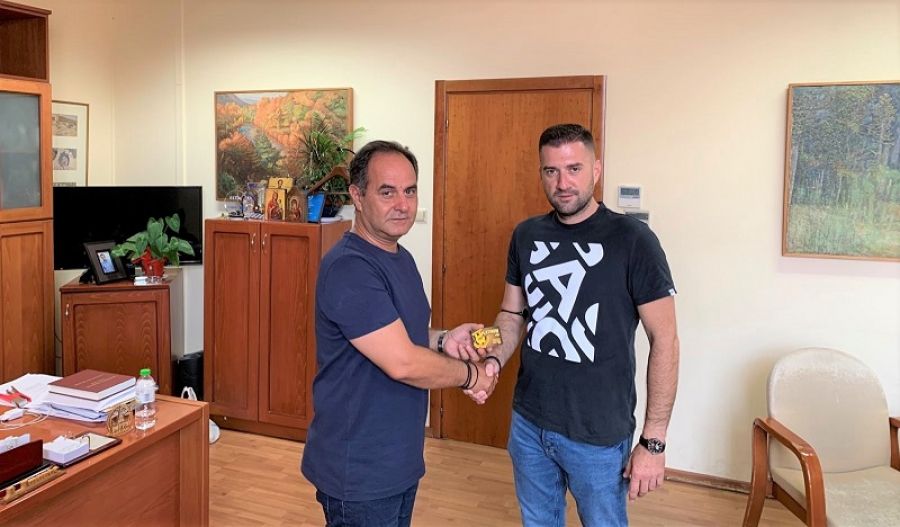 Το Δήμαρχο Καρδίτσας επισκέφτηκε ο πρόεδρος της Αναγέννησης Καρδίτσας
