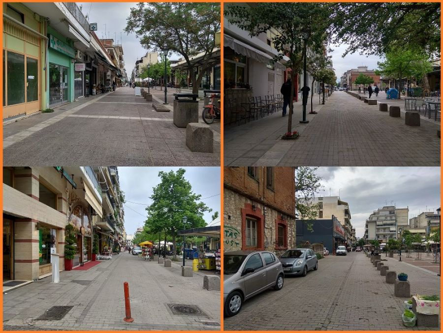 Κόλλησε στις πινακίδες οδικής σήμανσης η αντιδρόμηση στη Δημοτική Αγορά