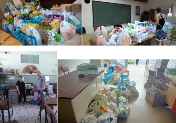 Ανακοίνωση σωματείων Καρδίτσας για τη συγκέντρωση ειδών πρώτης ανάγκης για τους πυροπαθείς