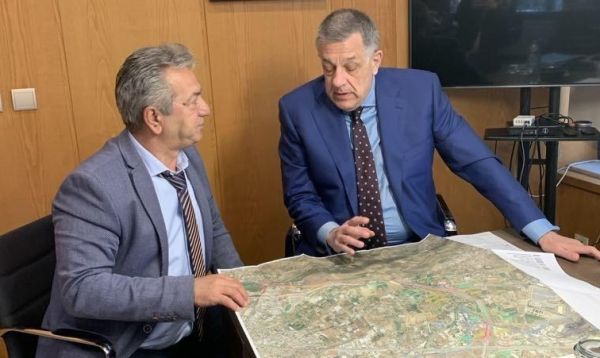 Συνάντηση Αντιπεριφερειάρχη Τεχνικών Έργων ΕΣΠΑ Απ. Καναβού με τον Υφυπουργό Υποδομών Ν. Ταχιάο