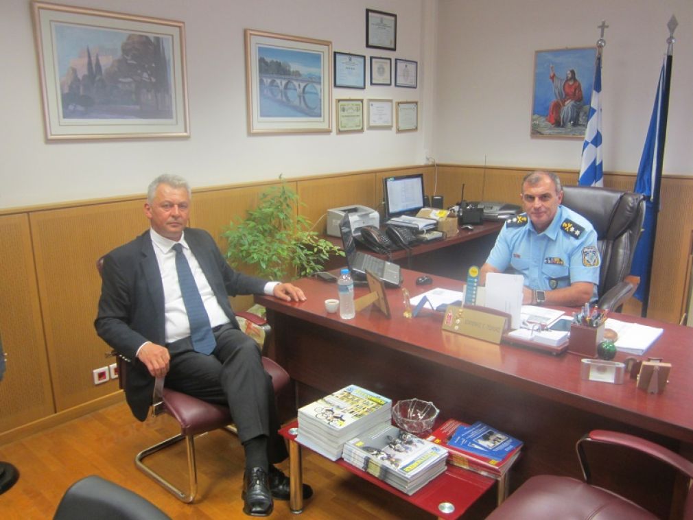 Εθιμοτυπική επίσκεψη του Δημάρχου Σοφάδων στον Περιφερειακό Αστυνομικό Διευθυντή