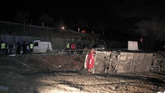 14 νεκροί σε τροχαίο με λεωφορείο στα Σκόπια
