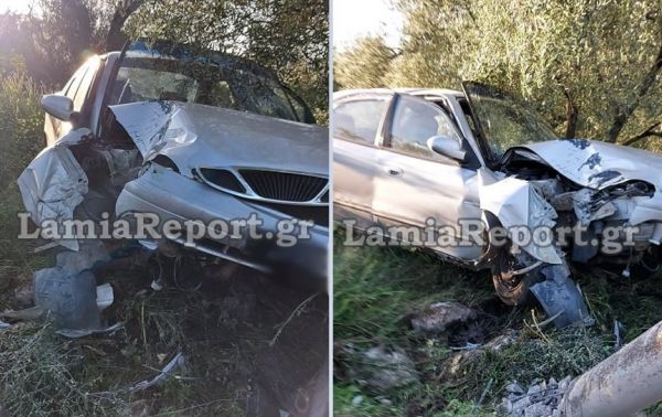 Φθιώτιδα: Τροχαίο σε παράδρομο με τέσσερις τραυματίες