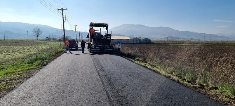 Ολοκληρώθηκε η ασφαλτόστρωση στο δρόμο Λεοντάρι – Γραμματικό