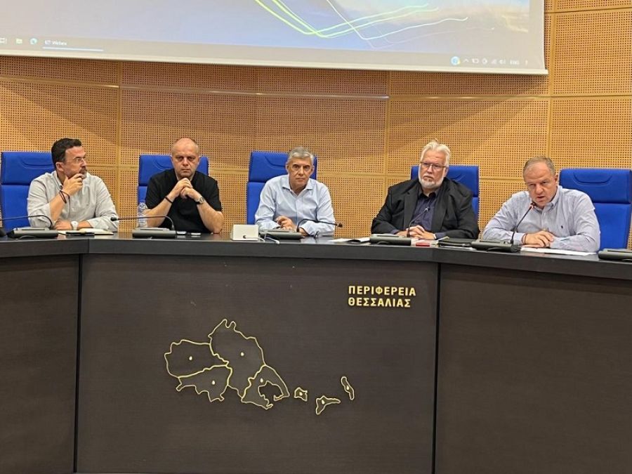 Συνάντηση του Υφ.Α.Α.Τ. Διον. Σταμενίτη με τους εκπροσώπους των ΤΟΕΒ και του ΓΟΕΒ Θεσσαλίας