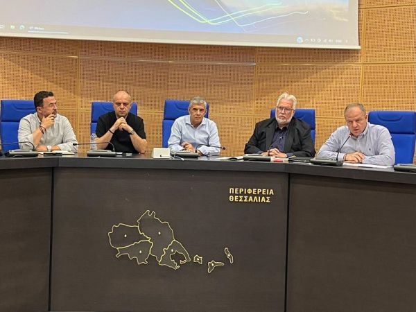 Συνάντηση του Υφ.Α.Α.Τ. Διον. Σταμενίτη με τους εκπροσώπους των ΤΟΕΒ και του ΓΟΕΒ Θεσσαλίας