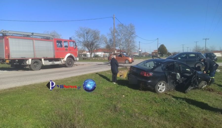 Τραυματίστηκε ηλικιωμένη σε τροχαίο στους Γόμφους (+Φωτο)