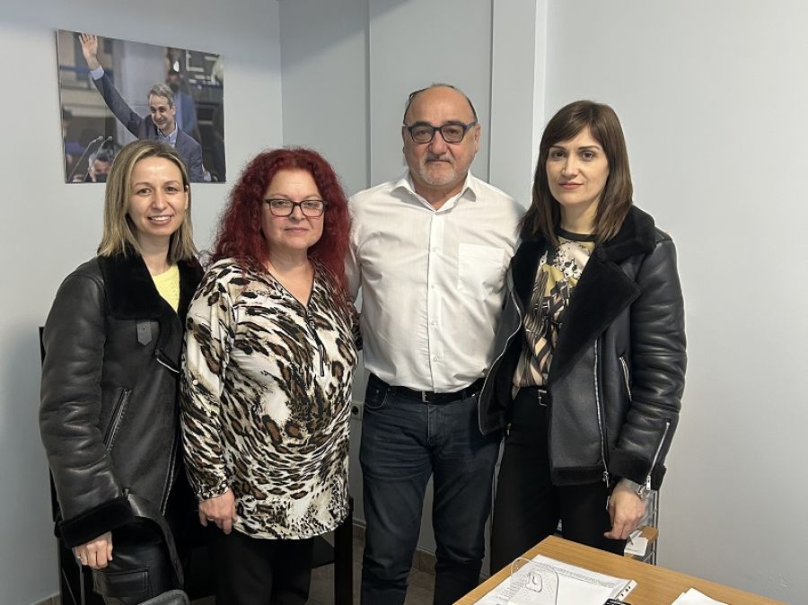 Συνάντηση του Βουλευτή της ΝΔ Τέλη Σπάνια με τον Σύλλογο των Υπαλλήλων της ΔΟΥ Καρδίτσας