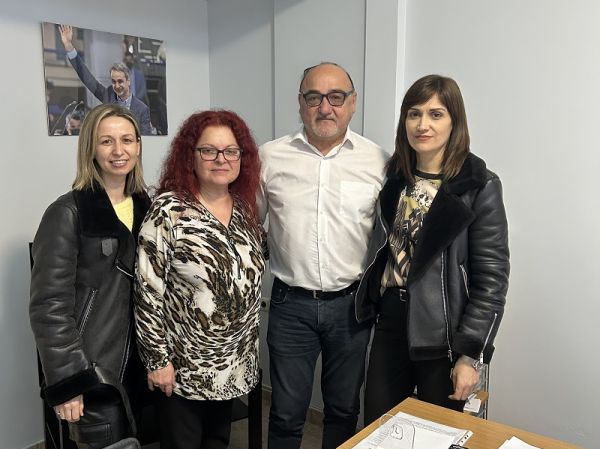 Συνάντηση του Βουλευτή της ΝΔ Τέλη Σπάνια με τον Σύλλογο των Υπαλλήλων της ΔΟΥ Καρδίτσας