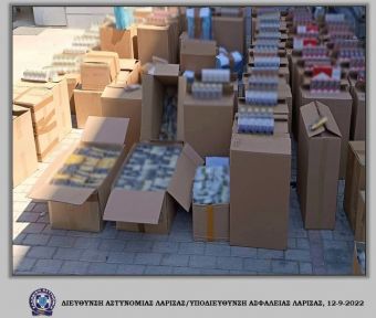 Λάρισα: Σύλληψη άνδρα με σχεδόν 35.000 πακέτα &amp; συσκευασίες αφορολόγητου καπνού!