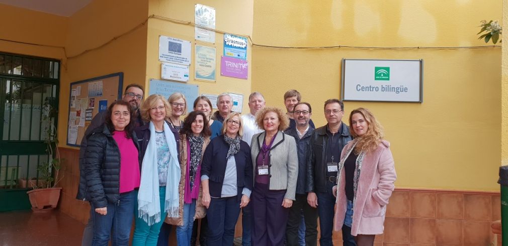 Καθηγητές του 1ου Γενικού Λυκείου Καρδίτσας σε συνάντηση ERASSMUS+ στην Ισπανία.