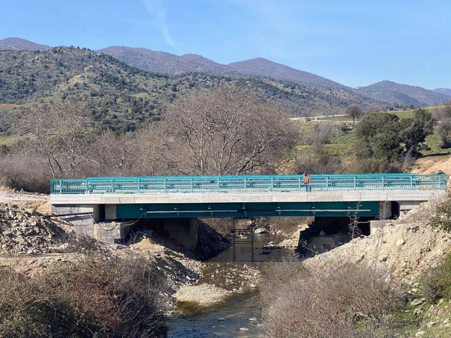 Στο 95% οι εργασίες κατασκευής της νέας γέφυρας στο Διάσελο Τρικάλων