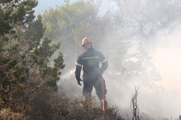 Μαίνεται η πυρκαγιά στην Αν. Αττική το βράδυ της Παρασκευής (8/8)