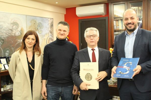 Την Περιφέρεια Θεσσαλίας επισκέφθηκε ο Γενικός Πρόξενος της Γαλλίας στη Θεσσαλονίκη