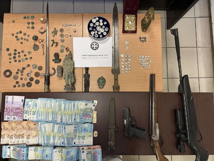 39 συλλήψεις από την ΕΛ.ΑΣ. σε δύο υποθέσεις με αρχαιοκαπηλία - Συλλήψεις και σε Καρδίτσα, Λάρισα, Τρίκαλα