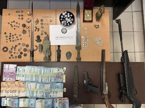 39 συλλήψεις από την ΕΛ.ΑΣ. σε δύο υποθέσεις με αρχαιοκαπηλία - Συλλήψεις και σε Καρδίτσα, Λάρισα, Τρίκαλα