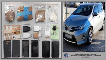 Δύο συλλήψεις στα Τρίκαλα για κοκαΐνη και κάνναβη