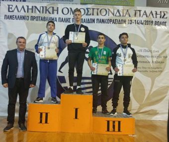 "Ασημένιος" στο Πανελλήνιο Πρωτάθλημα Παμπαίδων ο Δημήτρης Παπακώστας του Γ.Α.Σ. Πλαστήρα Καρδίτσας