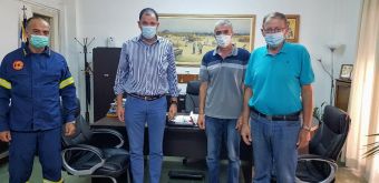 Συνάντηση Αντιπεριφερειάρχη Καρδίτσας Κ. Νούσιου με το νέο Συντονιστή Πολιτικής Προστασίας Περιφέρειας Θεσσαλίας