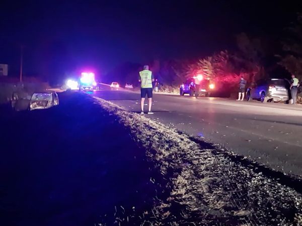 Τροχαίο με σοβαρό τραυματισμό 44χρονου άνδρα στο δρόμο Λάρισας - Τυρνάβου. Άλλοι δύο τραυματίες (+Φωτο)
