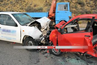Νεκρή 42χρονη και δύο τραυματίες σε μετωπική οχημάτων στην Ε.Ο. Αντιρρίου - Ιωαννίνων (+Φώτο)