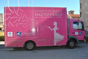 Επίσκεψη κινητής μονάδας μαστογράφου της Ελληνικής Αντικαρκινικής Εταιρείας σε Μουζάκι και Καλλιφώνι