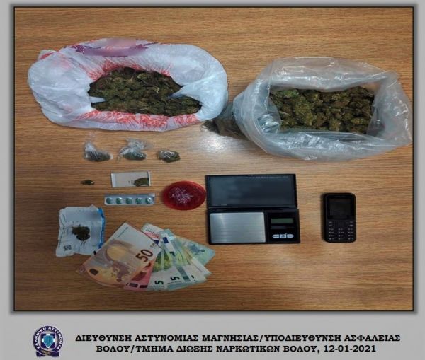 7 συλλήψεις στο Βόλο για διακίνηση και κατοχή ναρκωτικών ουσιών