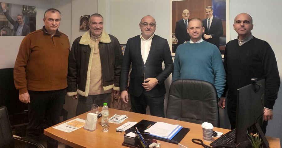 Συνάντηση εκπροσώπων ΠΟΜΕΝΣ και ΕΣΠΕΕΚΑ με τον Αριστοτέλη Σπάνια
