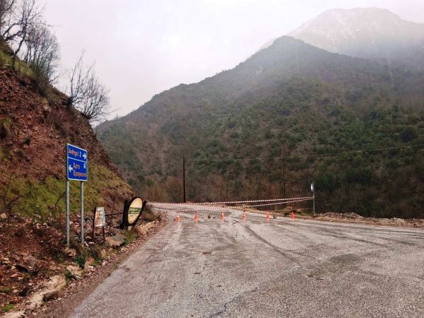 Κλειστός θα παραμείνει την περίοδο του Πάσχα ο δρόμος στη θέση "Σκάλα" Ανθηρού - Από παρακαμπτήριο η κυκλοφορία