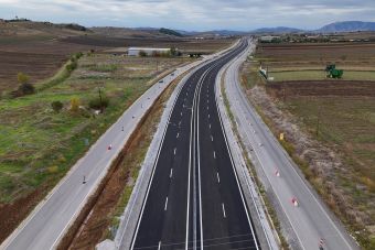 Δόθηκε στην κυκλοφορία το οδικό τμήμα "Μεσοράχη - Ελευθερές" της Επ.Ο. Λάρισας - Καρδίτσας