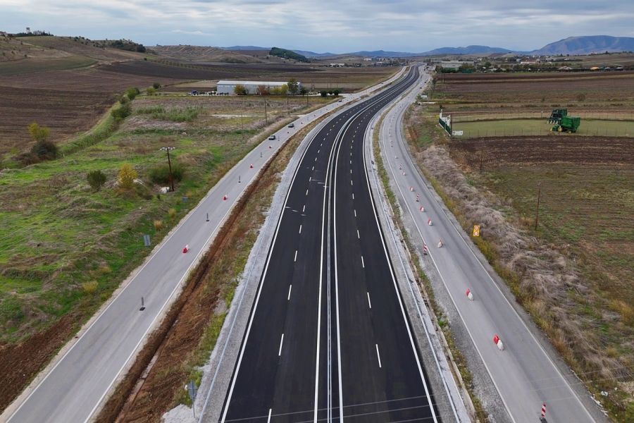 Δόθηκε στην κυκλοφορία το οδικό τμήμα "Μεσοράχη - Ελευθερές" της Επ.Ο. Λάρισας - Καρδίτσας