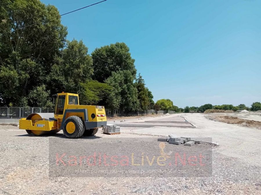 Παράταση 16 μηνών για το έργο «Ανάπλαση Δυτικής Εισόδου πόλεως Καρδίτσας» - Βρίσκεται στο 30%