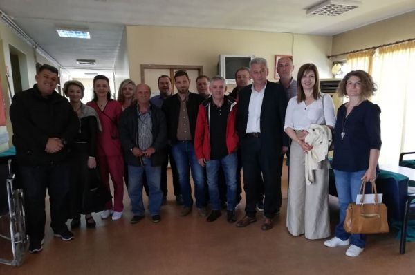 Επίσκεψη του Δημάρχου Σοφάδων κ. Θάνου Σκάρλου στο Κέντρο Υγείας Σοφάδων