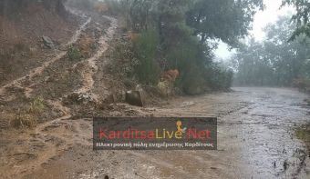 Διαχειρίσιμη η μέχρι τώρα εξέλιξη της κακοκαιρίας στο νομό Καρδίτσας (+Βίντεο)