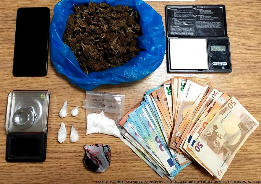 Σύλληψη για διακίνηση ναρκωτικών ουσιών στο Βόλο