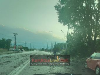 Τεράστιας έντασης μπουρίνι έπληξε το ν. Καρδίτσας - Μεγάλη χαλαζόπτωση και πτώσεις δέντρων (+Φώτο +Βίντεο)