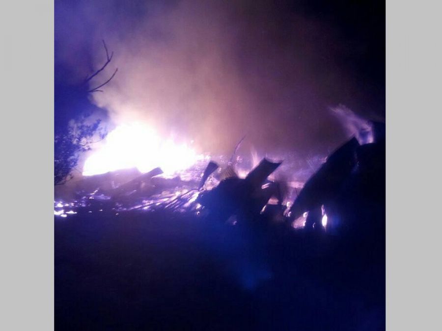 Ολική καταστροφή μετά από πυρκαγιά σε ξηραντήριο μανιταριών στο Ζαΐμι Καρδίτσας