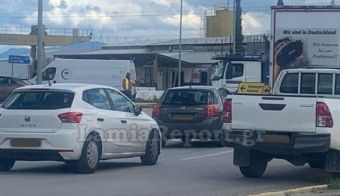 Λαμία: Ουρές στους παραδρόμους της εθνικής λόγω έργων - Μέχρι την Πέμπτη (14/3) η ταλαιπωρία (+Βίντεο)