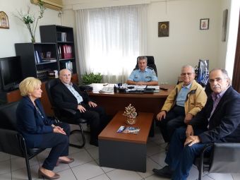 Επίσκεψη και Συνεργασία της Ένωσης Προσώπων ‘’Φίλοι του Γενικού Νοσοκομείου Καρδίτσας’’ στον Διοικητή της Αστυνομίας Καρδίτσας