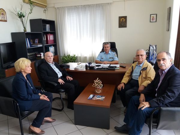 Επίσκεψη και Συνεργασία της Ένωσης Προσώπων ‘’Φίλοι του Γενικού Νοσοκομείου Καρδίτσας’’ στον Διοικητή της Αστυνομίας Καρδίτσας