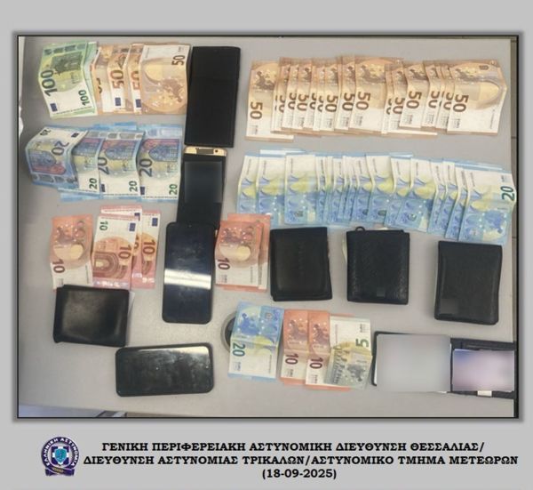 Μετέωρα: 4 συλλήψεις αλλοδαπών για κλοπή πορτοφολιού