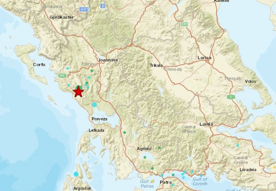 Ισχυρή σεισμική δόνηση τη νύχτα στην Ήπειρο κούνησε και την κεντρική Ελλάδα