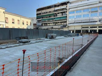 Παύση λόγω Δεκαπενταύγουστου στις εργασίες της πλατείας Δικαστηρίων - Σε τι στάδιο βρίσκονται τα έργα (+Φωτο)