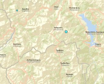 Ασθενής σεισμός αλλά αισθητός στα ορεινά της Καρδίτσας