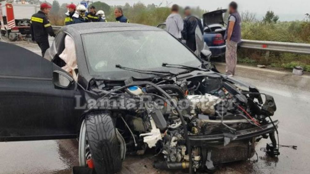 Φθιώτιδα: Τροχαίο με τρεις ενήλικες και ένα βρέφος