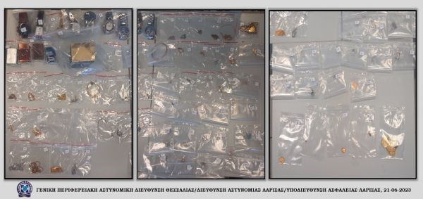 Λάρισα: Γερή "μπάζα" από κλοπές σε οικίες της Λάρισας για δύο χρόνια έκανε αλλοδαπός