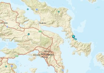 Σεισμός 3,9 Ρίχτερ το πρωί της Δευτέρας (26/12) στη νότια Εύβοια