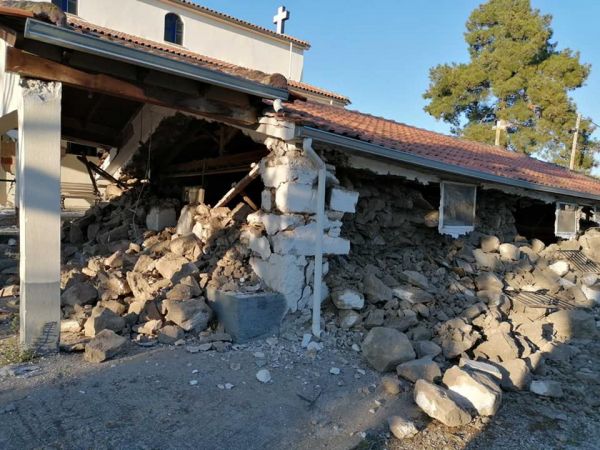 Οι ζημιές από το σεισμό στην περιοχή της Ελασσόνας που κατέγραψε η Εφορεία Αρχαιοτήτων Λάρισας